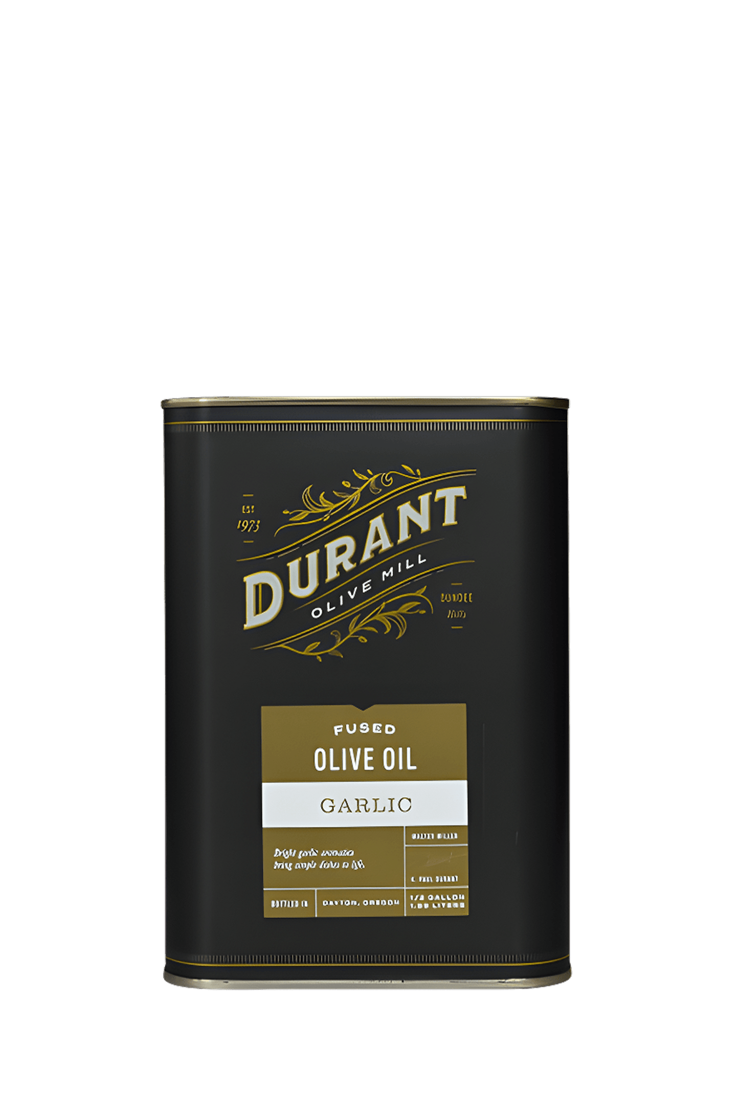 GARLIC FUSED OLIVE OIL - 1/2 GALLON