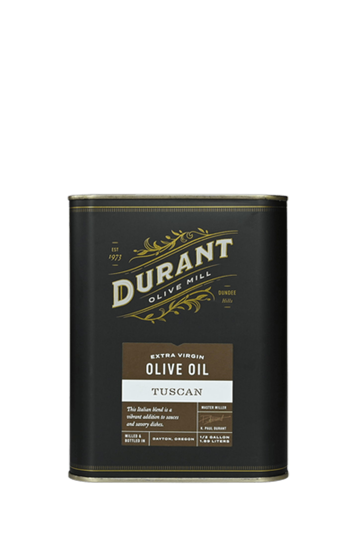 Tuscan Extra Virgin Olive Oil - 1/2 Gallon