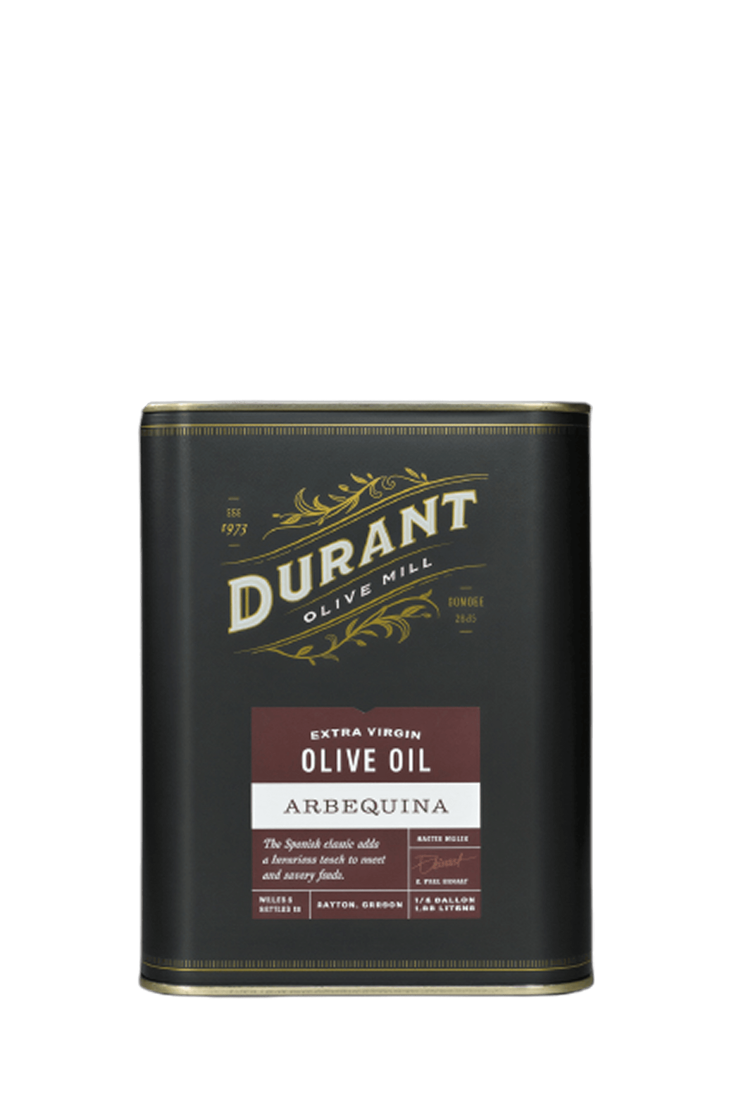 Arbequina Extra Virgin Olive Oil - 1/2 Gallon