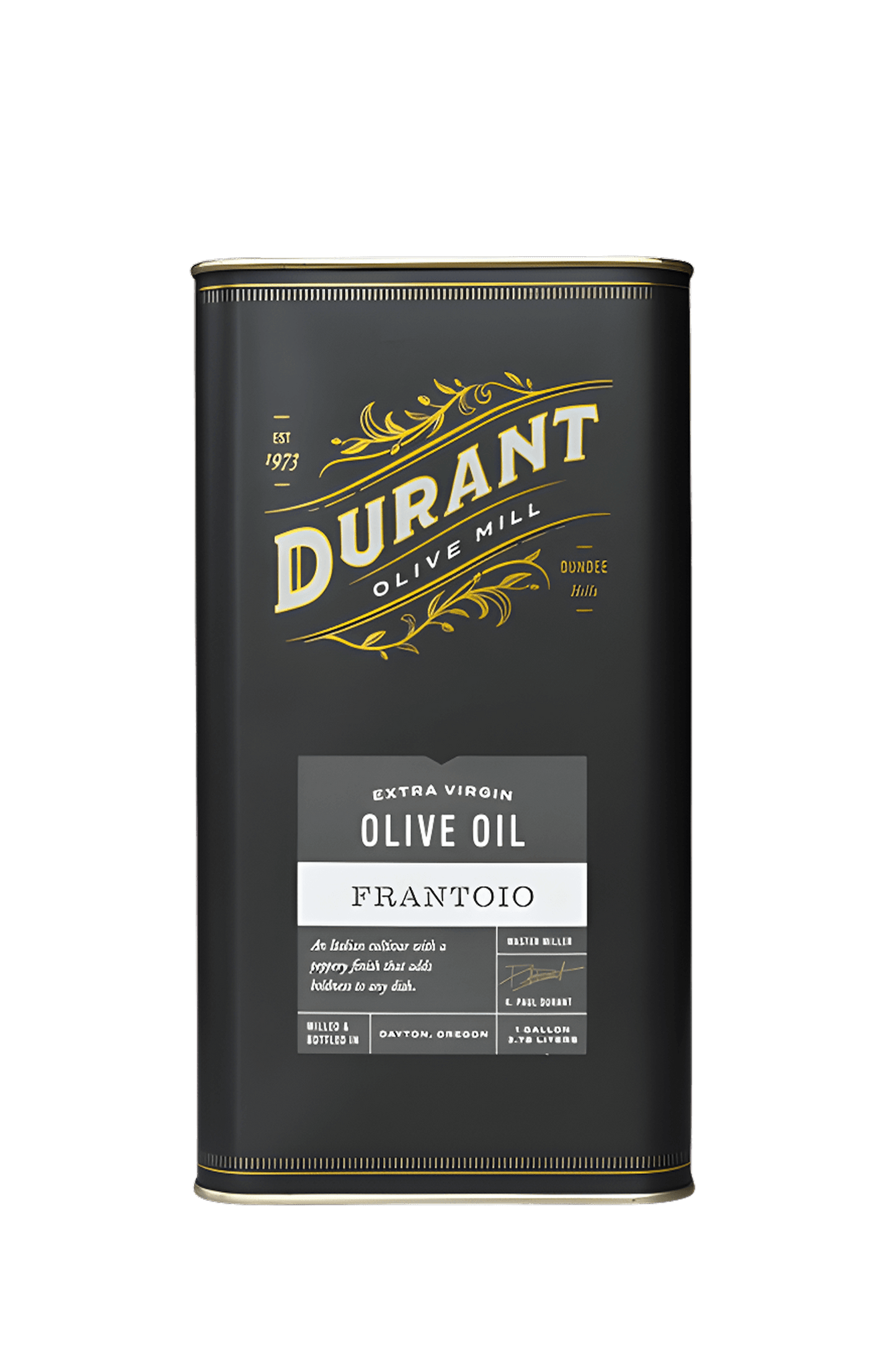 Frantoio Extra Virgin Olive Oil - Gallon