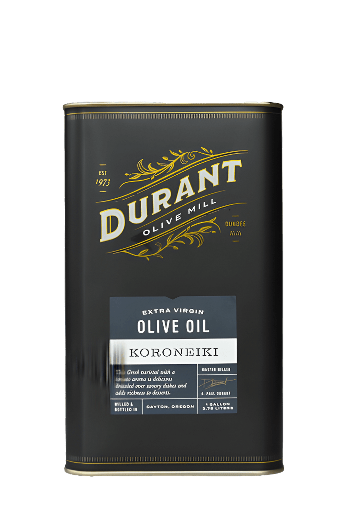Koroneiki Extra Virgin Olive Oil - Gallon