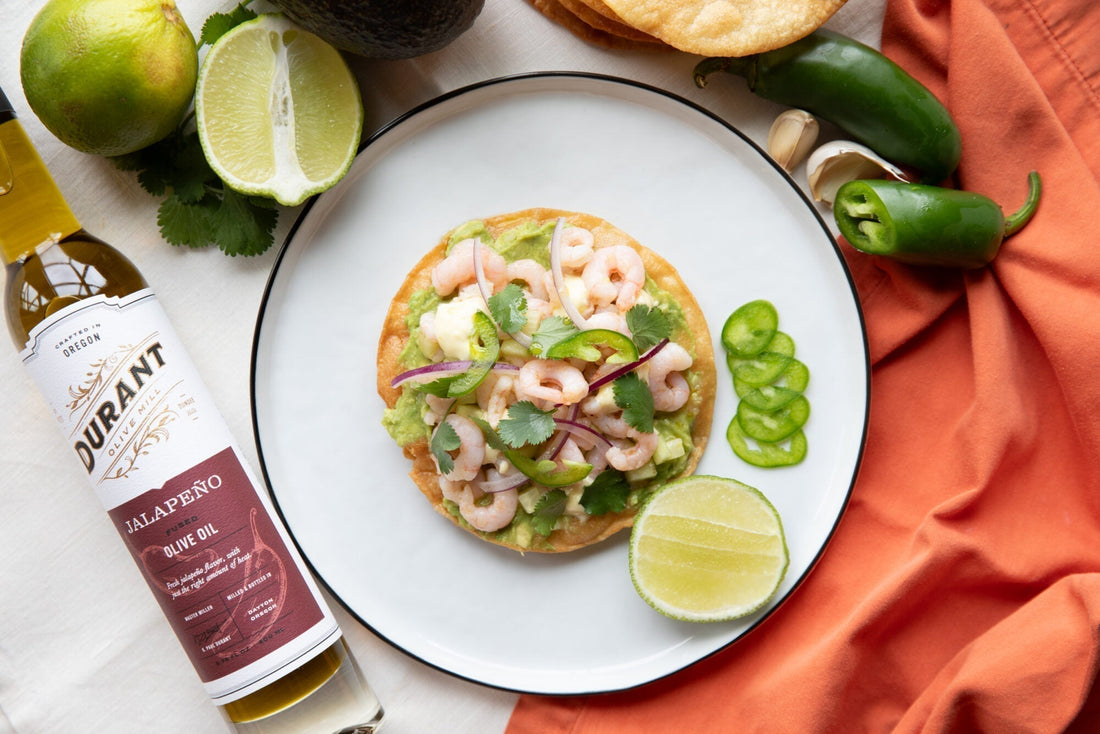 Shrimp & Avocado Tostada
