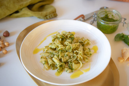 Basil and Oregon Hazelnut Pesto