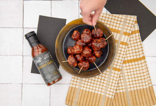 Durant Pinot Noir BBQ Sauce Lamb Meatballs
