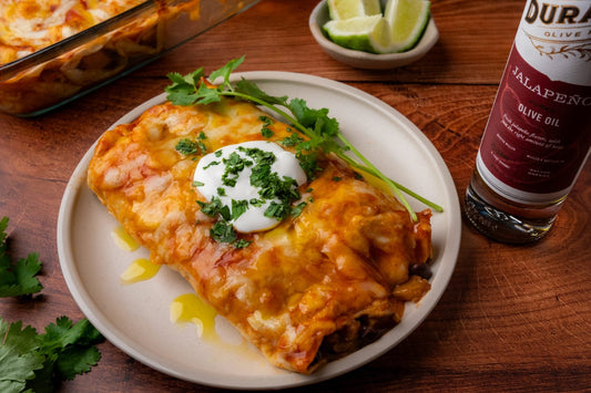 Butternut Squash and Black Bean Enchiladas