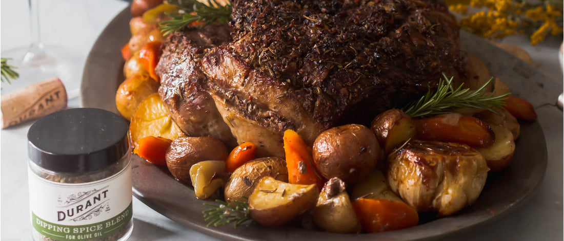 Rosemary and Herb Crusted Leg of Lamb