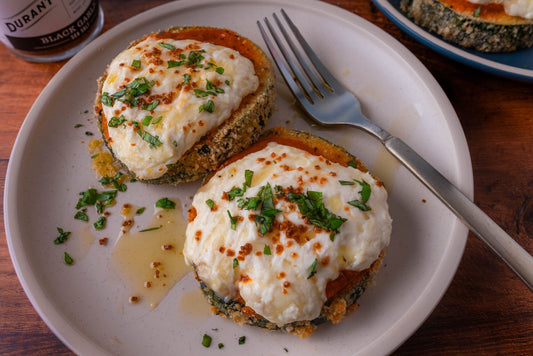 Golden Baked Zucchini Parmesan