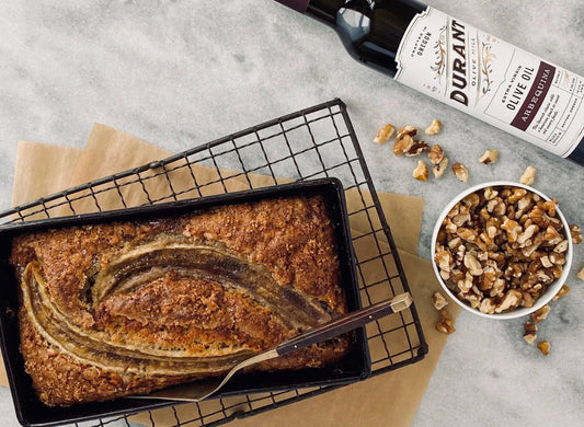 Brûléed Olive Oil Banana Bread