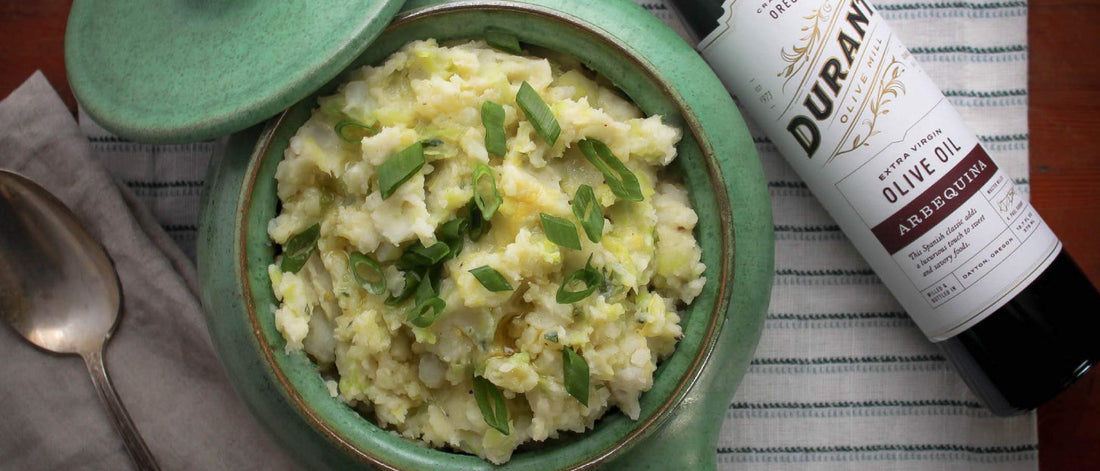 Olive Oil Colcannon (Irish Mashed Potatoes)