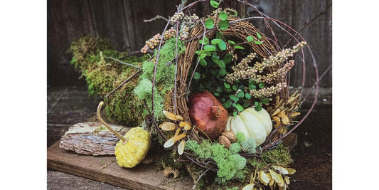 Garden Workshop: Moss and Vine Cornucopia