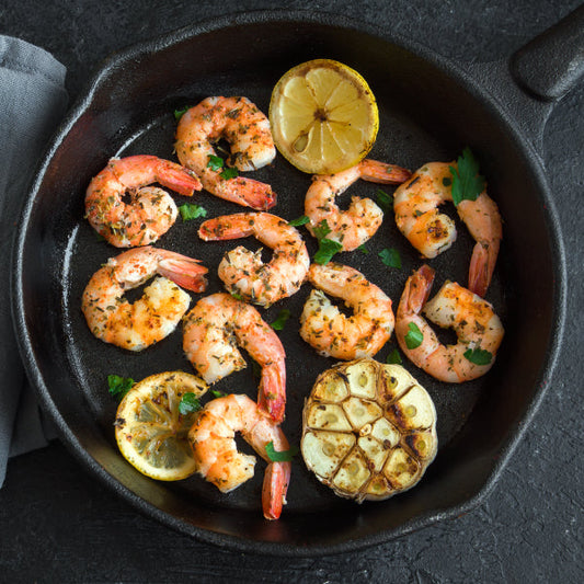 Olive Oil Marinated Prawns