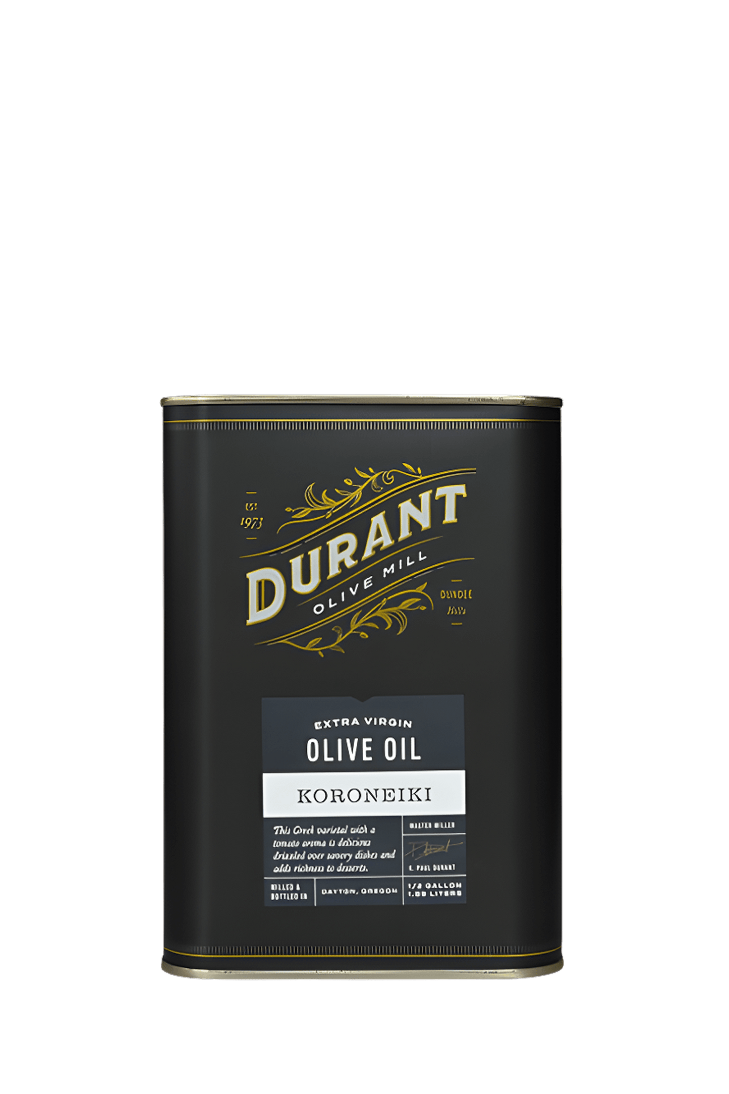 Koroneiki Extra Virgin Olive Oil - 1/2 Gallon