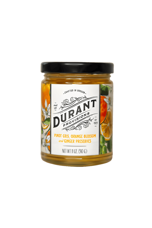 Pinot Gris Orange Blossom and Ginger Preserves