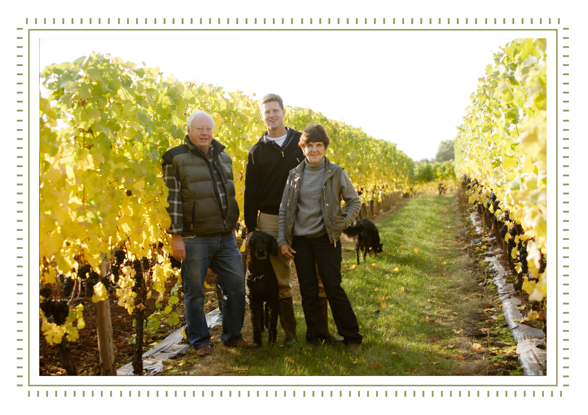 <p>Inspired by their travels through Europe, Ken and Penny Durant <br/>began imagining new possibilities for the Durant estate beyond <br/>the vineyard. Penny’s passion for cultivating, combined with Ken’s <br/>knew found fascination with milling and olive oil production, <br/>led them to plant the first olive trees and begin a landmark chapter <br/>in the story of the estate.</p>