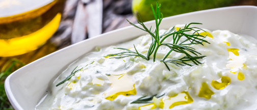 Tzatziki in a bowl